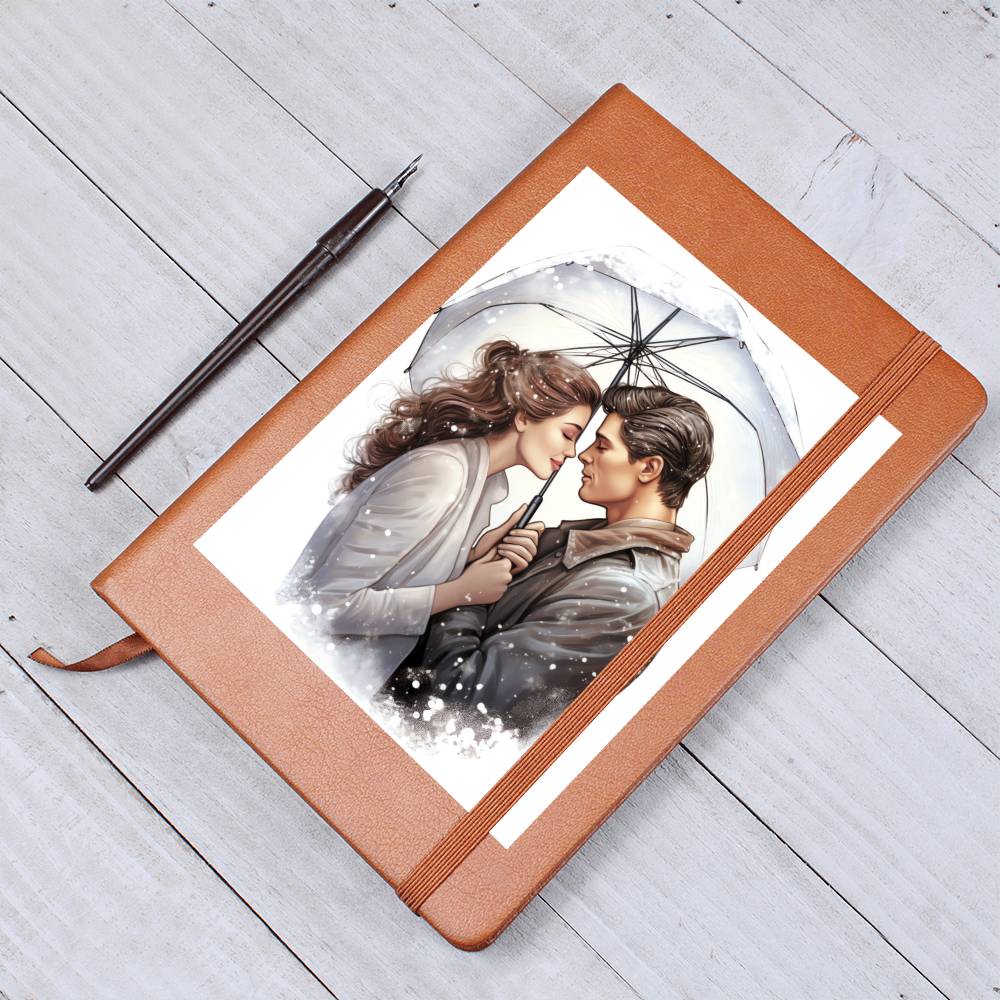 Valentine's Day Art 323 - Vegan Leather Journal