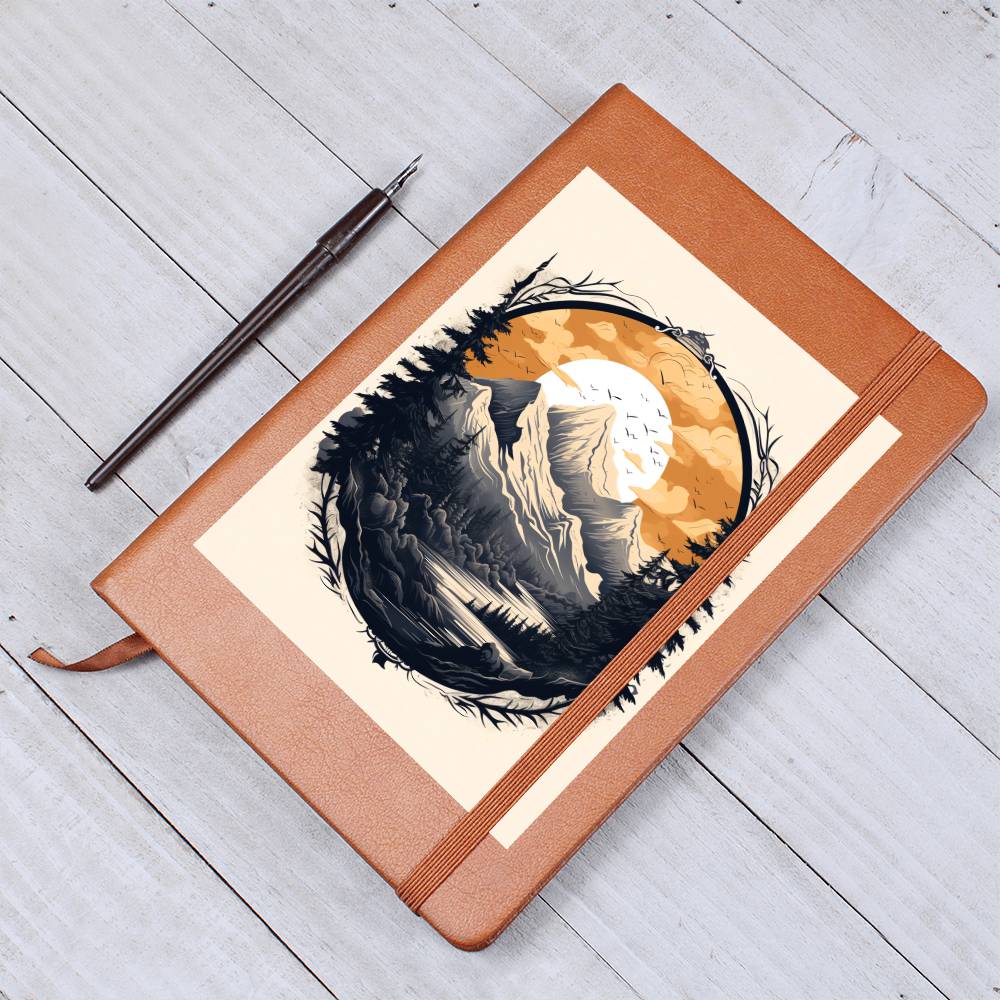 Minimalist BOHO Art 114 - Vegan Leather Journal
