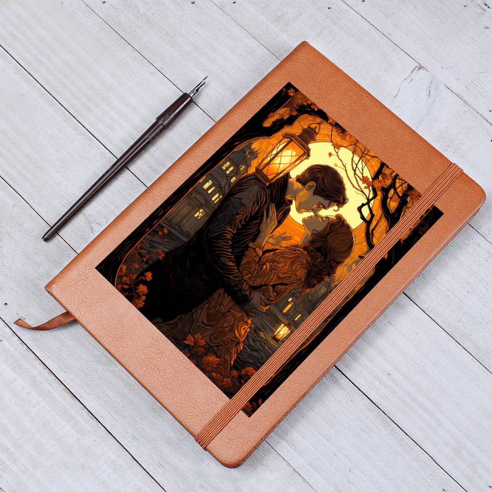 Valentine's Day Art 027 - Vegan Leather Journal