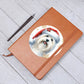 Christmas Dog - Coton De Tulear - Vegan Leather Journal