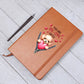 Valentine's Day Dog And Zipper 048 You Are Dog-Gone Cute! - Vegan Leather Journal