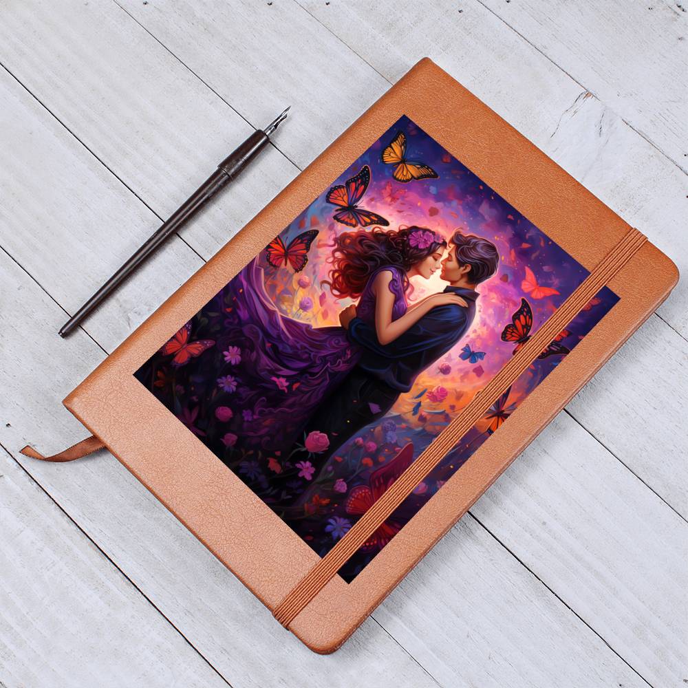 Valentine's Day Art 022 - Vegan Leather Journal