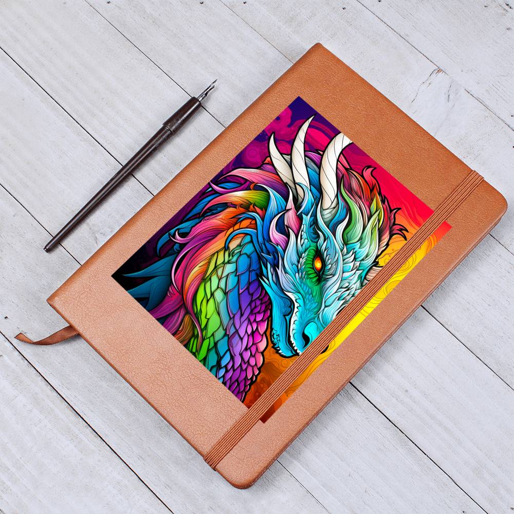Majestic Dragon 013 - Vegan Leather Journal