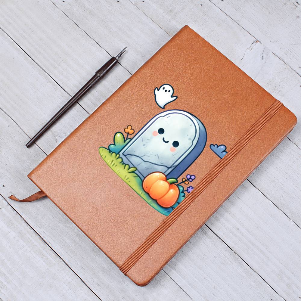 Cute Halloween Sticker 072 - Vegan Leather Journal