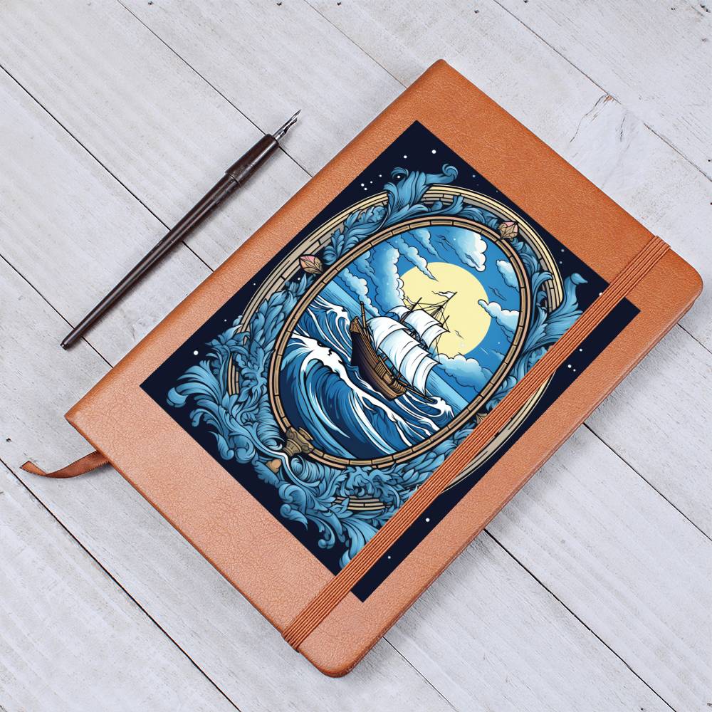 Minimalist BOHO Art 146 - Vegan Leather Journal