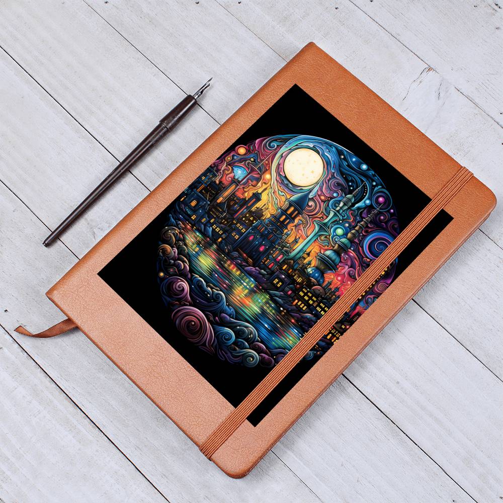 Minimalist BOHO Art 037 - Vegan Leather Journal