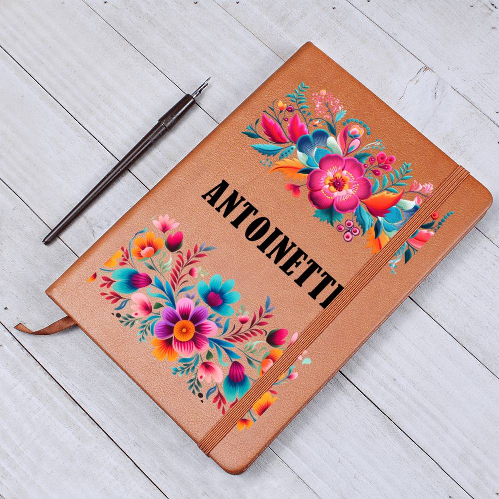 Antoinette (Mexican Flowers 2) - Vegan Leather Journal