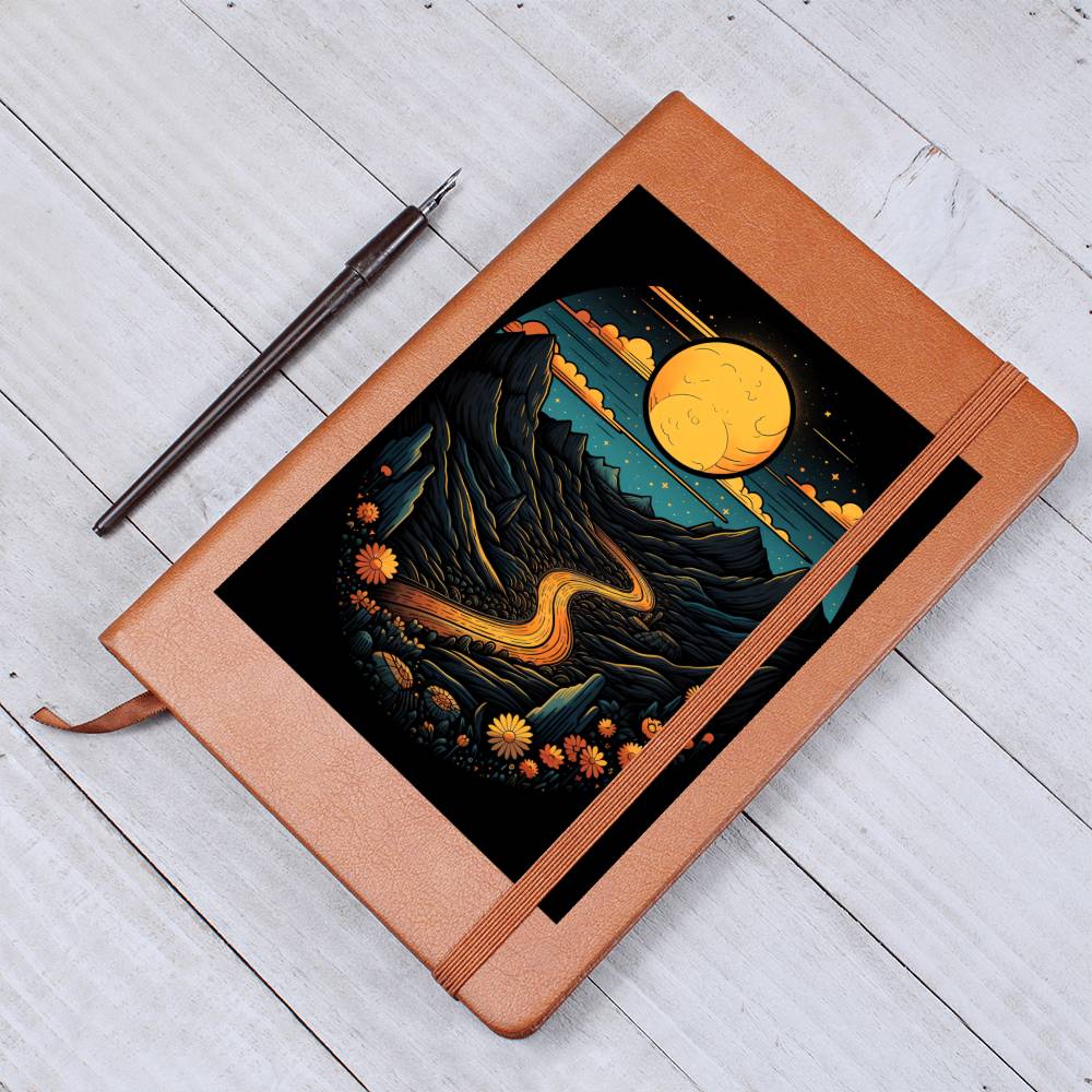 Minimalist BOHO Art 112 - Vegan Leather Journal