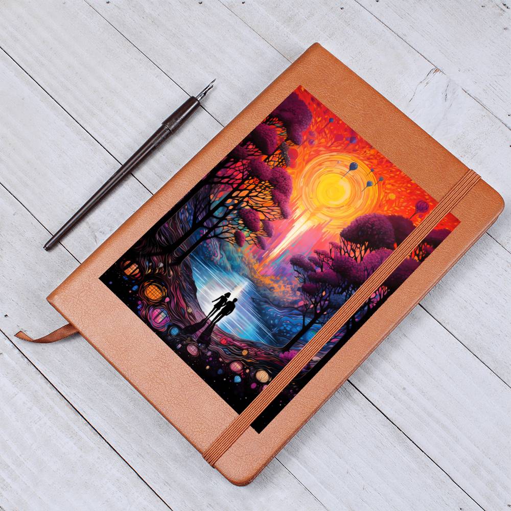 Valentine's Day Art 234 - Vegan Leather Journal