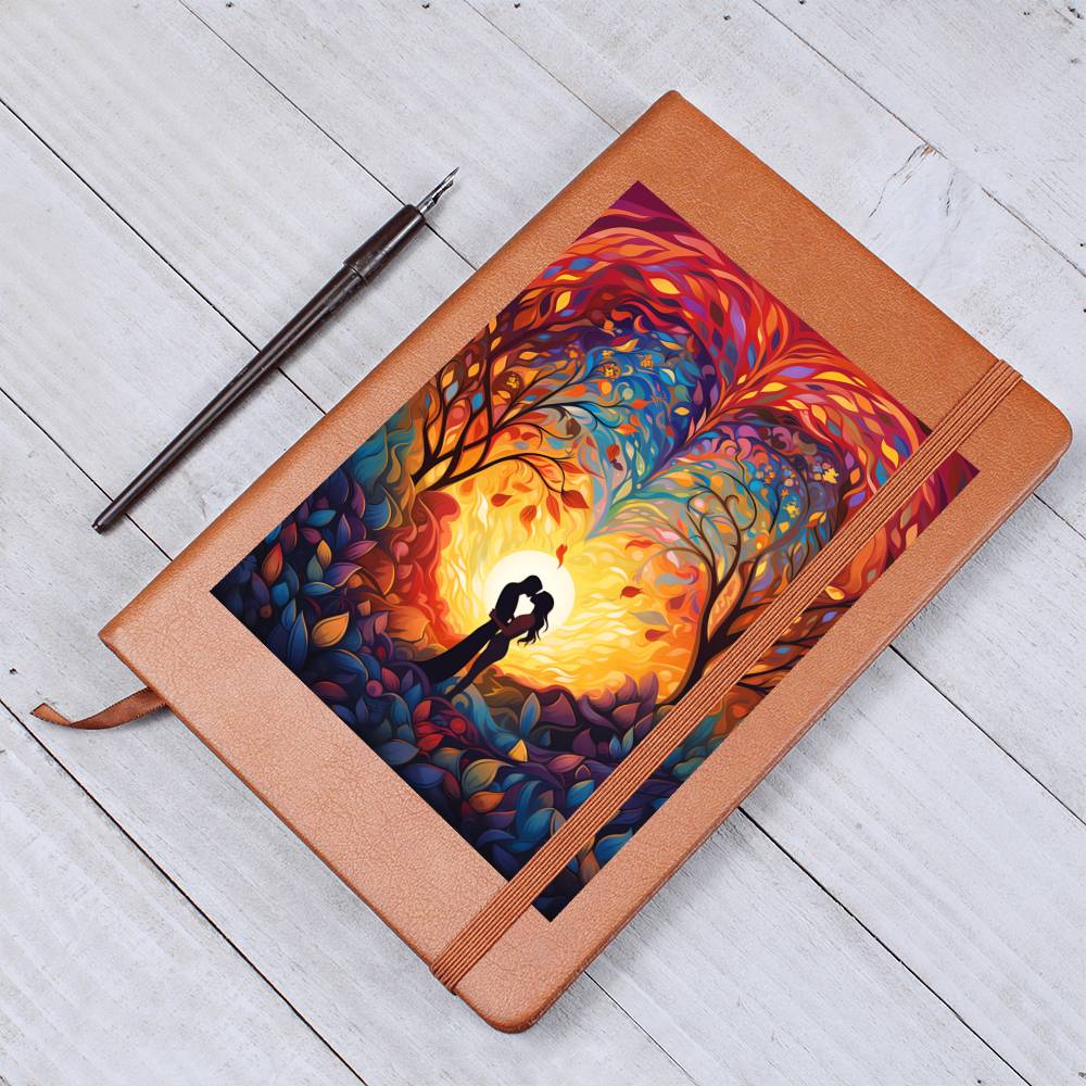 Valentine's Day Art 206 - Vegan Leather Journal