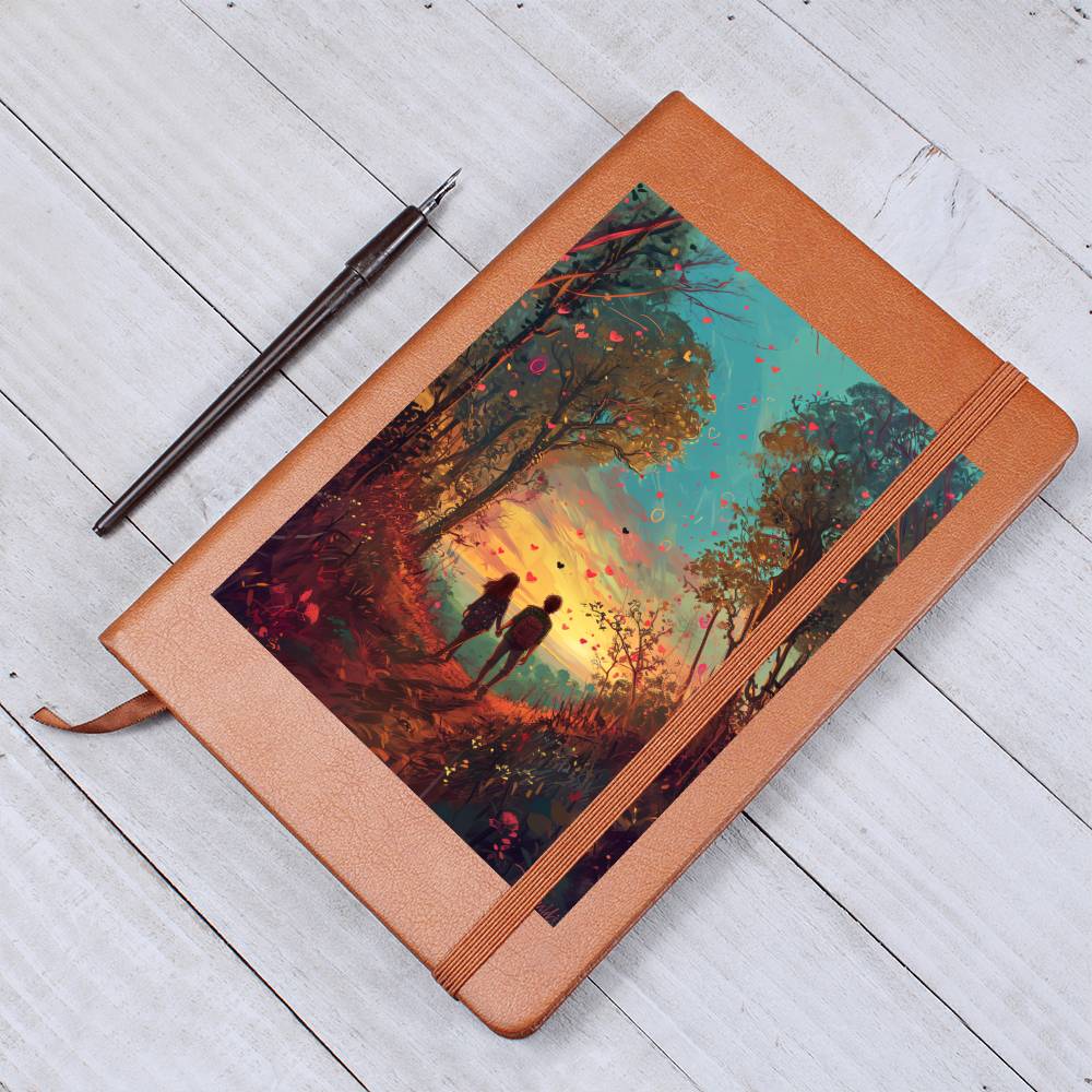 Valentine's Day Art 391 - Vegan Leather Journal