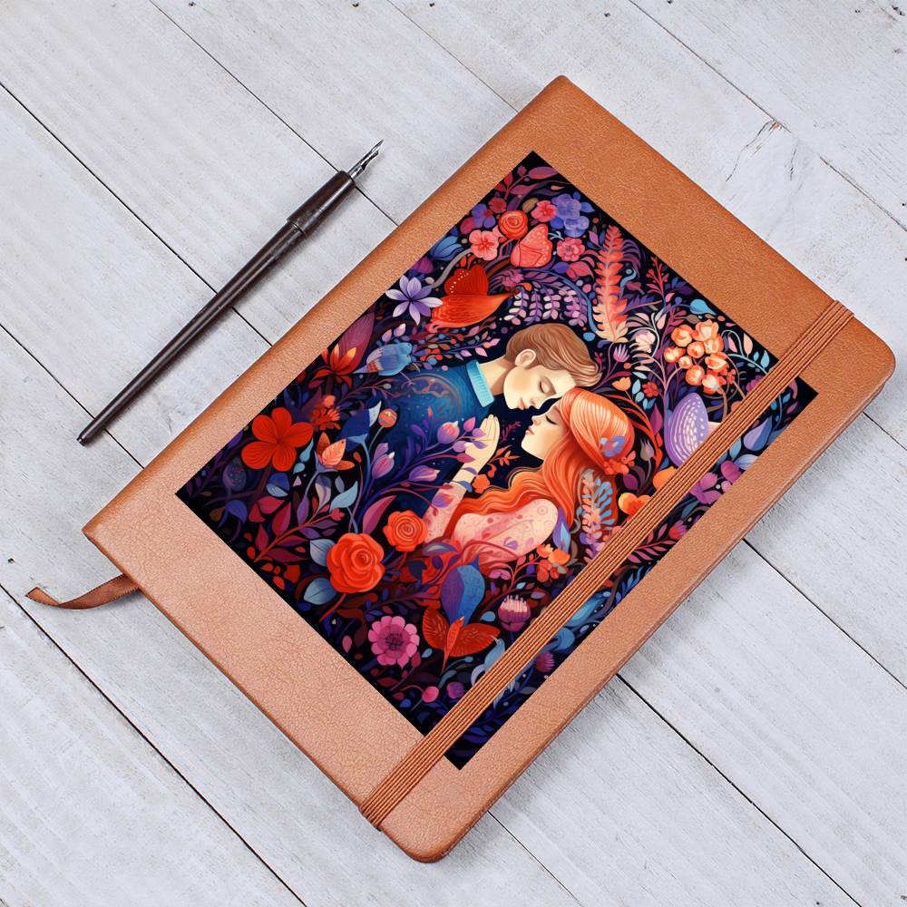 Valentine's Day Art 217 - Vegan Leather Journal