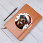 Christmas Dog - Rottweiler - Vegan Leather Journal