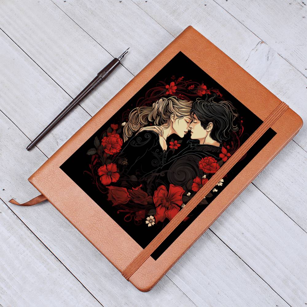 Valentine's Day Art 343 - Vegan Leather Journal