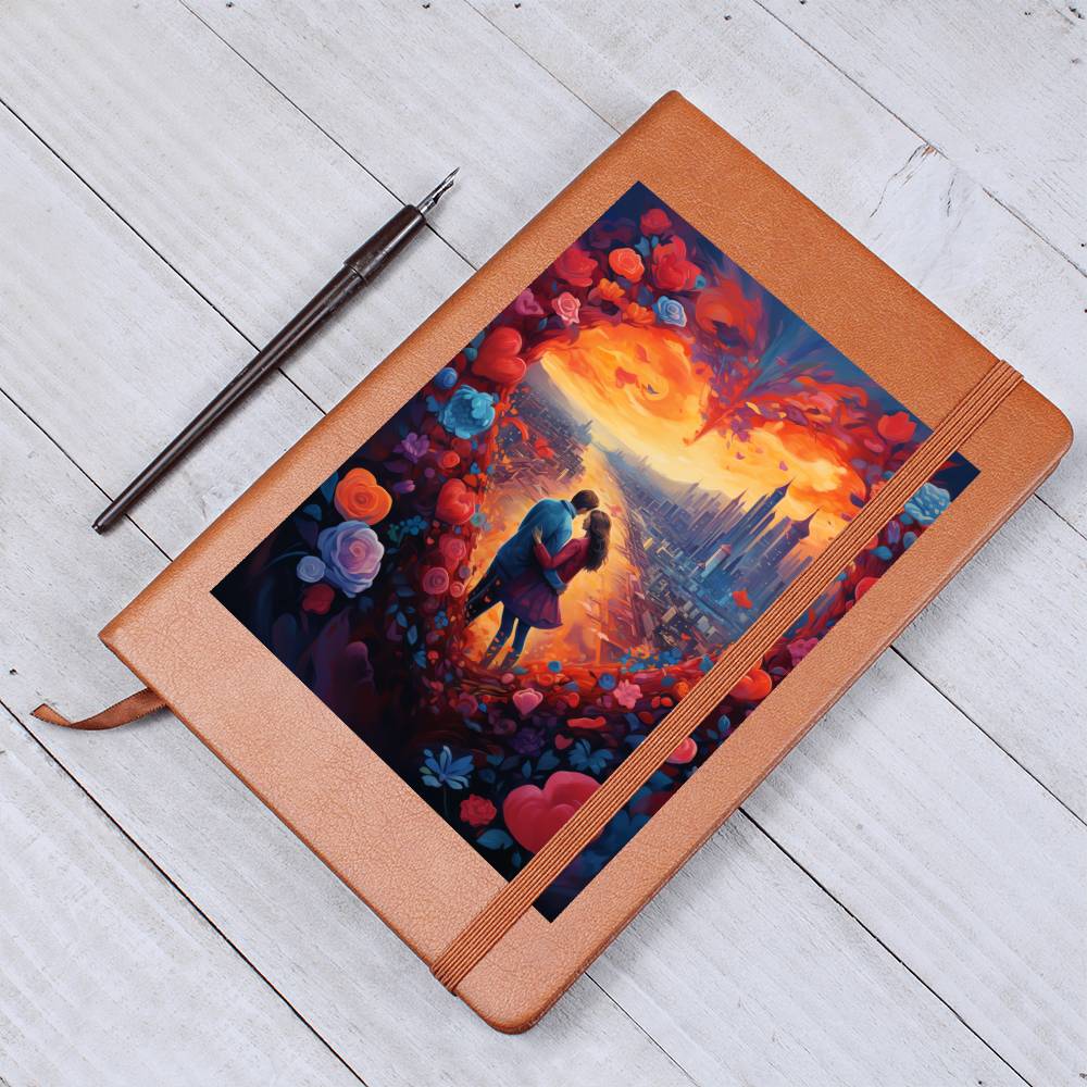Valentine's Day Art 172 - Vegan Leather Journal