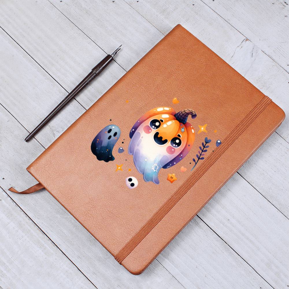 Cute Halloween Sticker 024 - Vegan Leather Journal