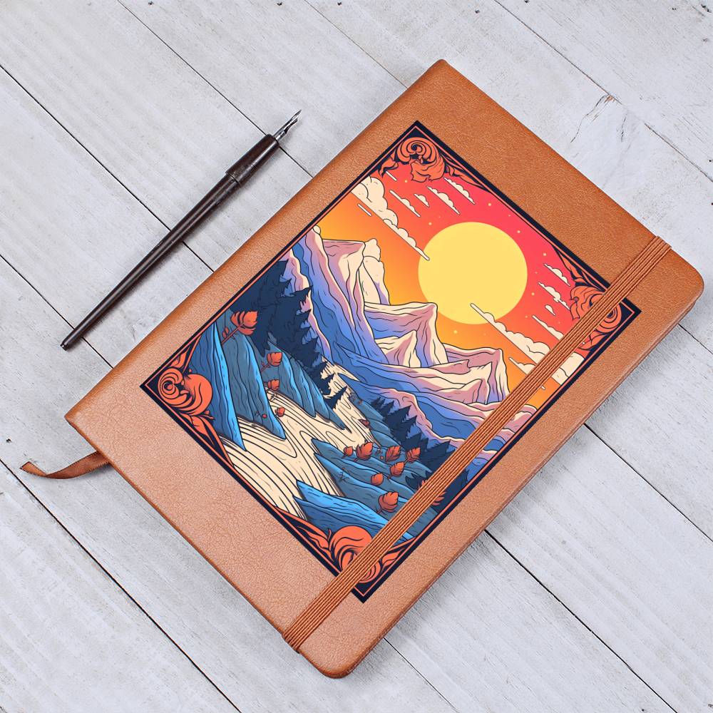 Minimalist BOHO Art 109 - Vegan Leather Journal
