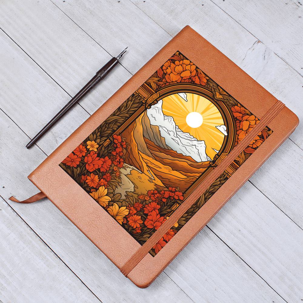 Minimalist BOHO Art 107 - Vegan Leather Journal