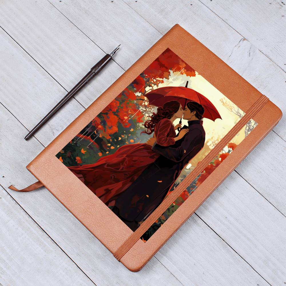 Valentine's Day Art 158 - Vegan Leather Journal