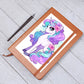 Cute Unicorn 115 - Vegan Leather Journal