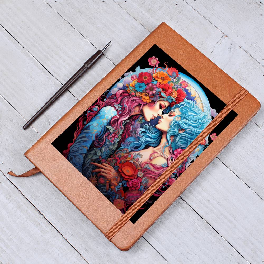 Valentine's Day Art 163 - Vegan Leather Journal