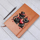 Valentine's Day Black Cat 014 - Vegan Leather Journal