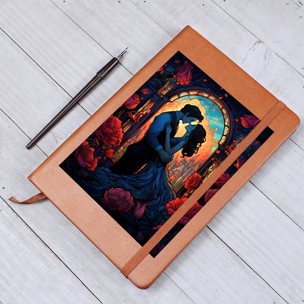 Valentine's Day Art 177 - Vegan Leather Journal