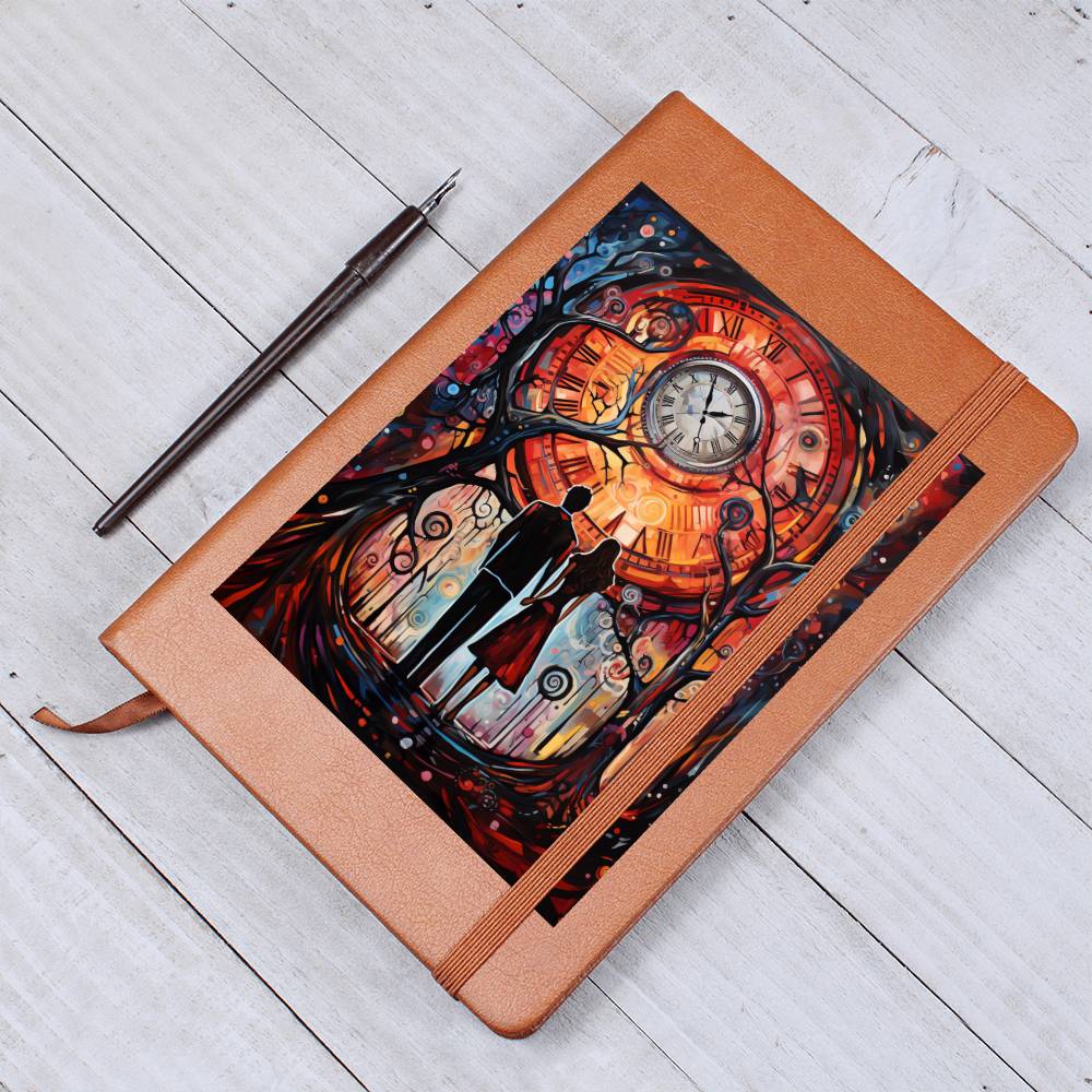 Valentine's Day Art 287 - Vegan Leather Journal