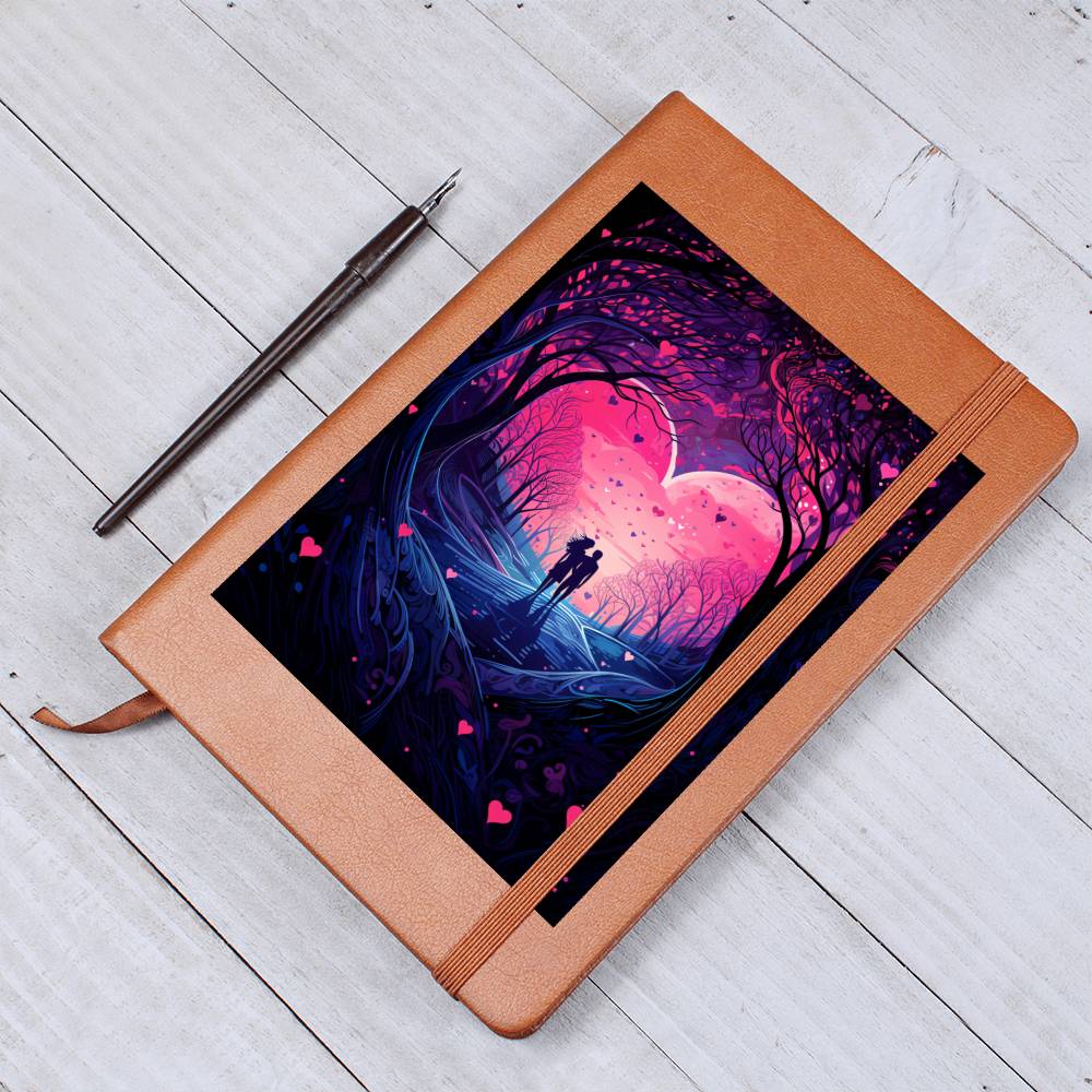 Valentine's Day Art 275 - Vegan Leather Journal
