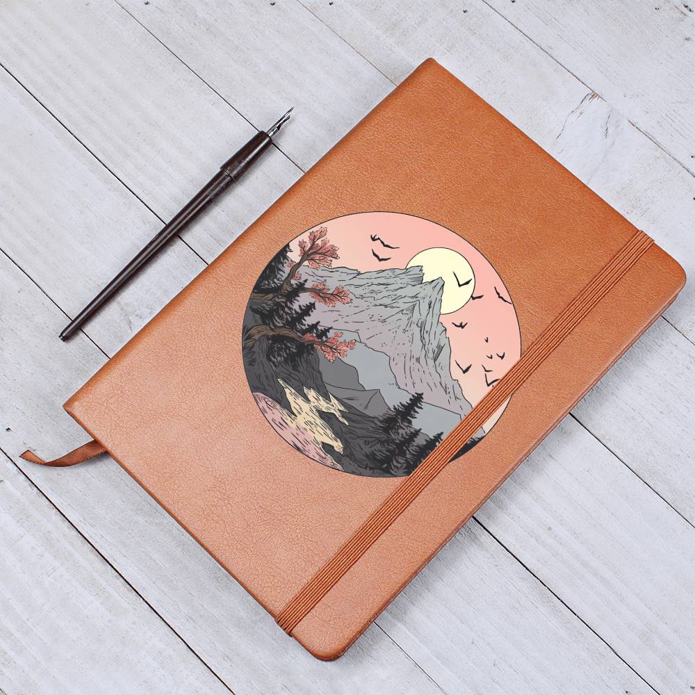 Minimalist BOHO Art 092 - Vegan Leather Journal