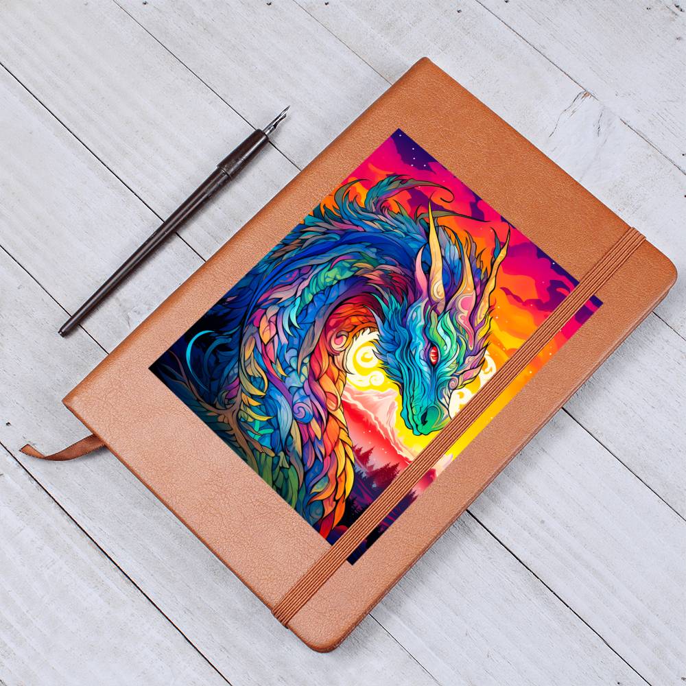 Majestic Dragon 032 - Vegan Leather Journal