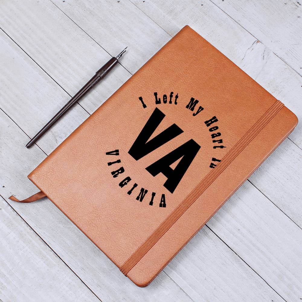 Heart In Virginia v01 - Vegan Leather Journal