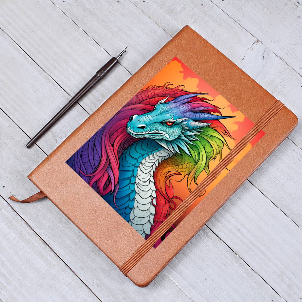 Majestic Dragon 006 - Vegan Leather Journal