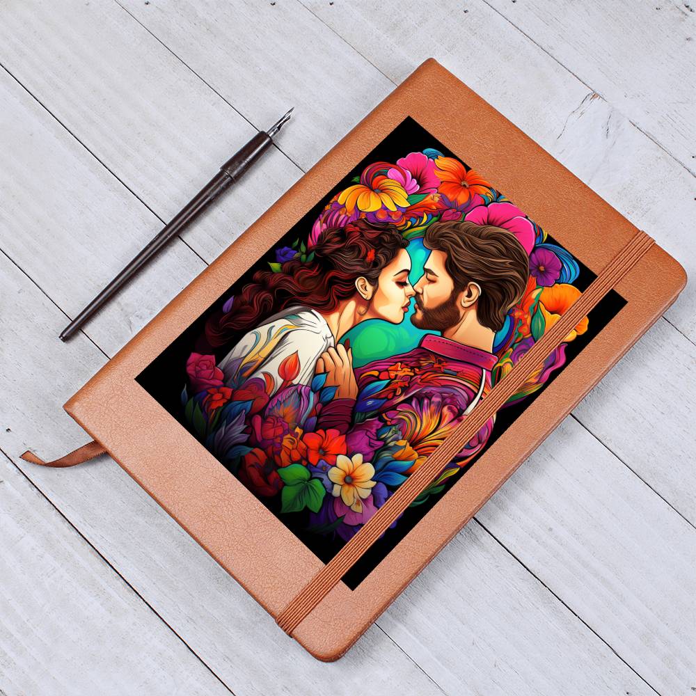 Valentine's Day Art 167 - Vegan Leather Journal