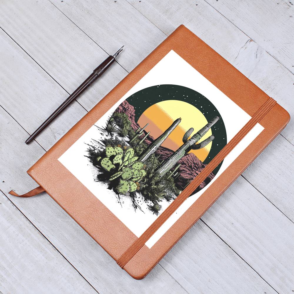 Minimalist BOHO Art 093 - Vegan Leather Journal