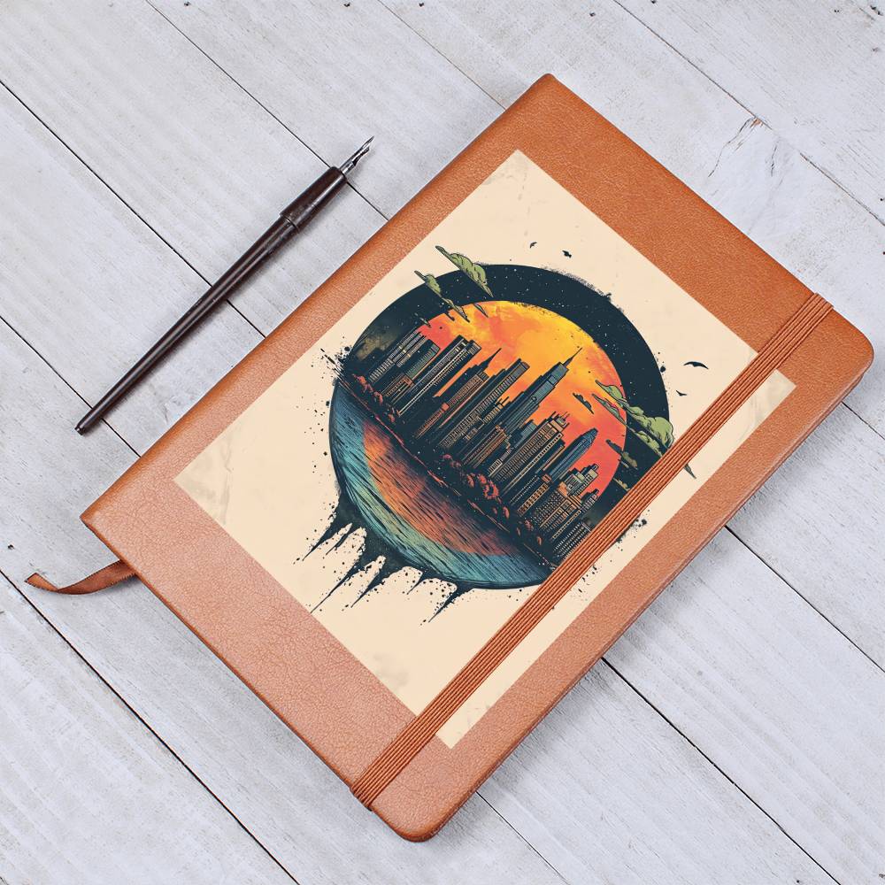 Minimalist BOHO Art 153 - Vegan Leather Journal