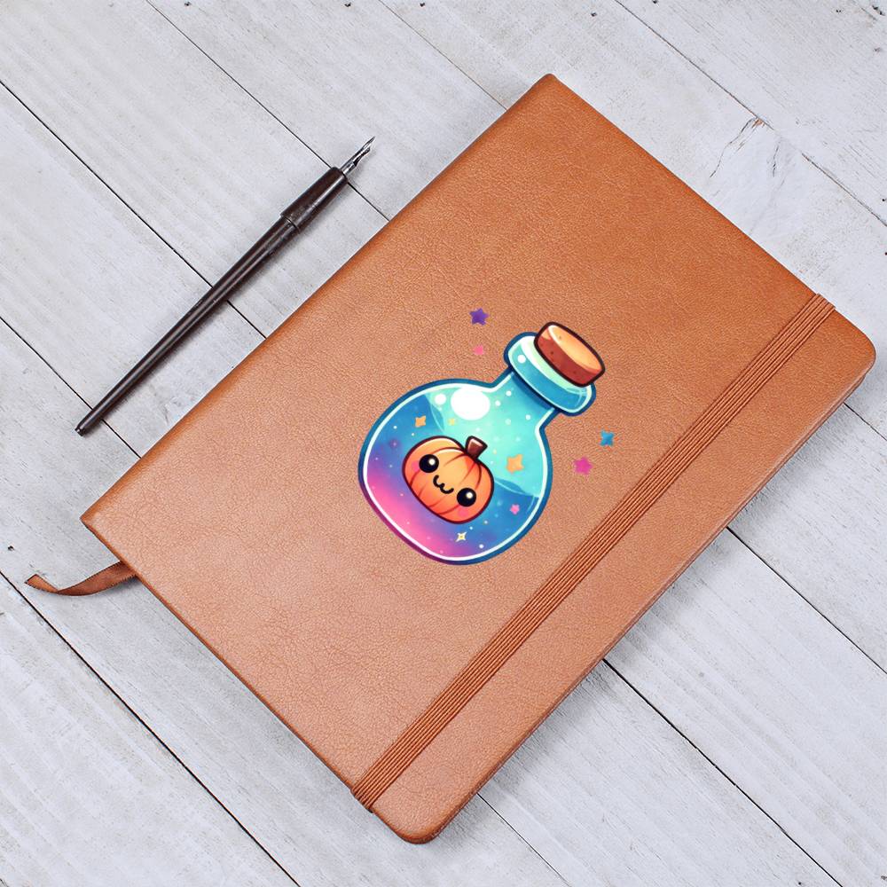Cute Halloween Sticker 075 - Vegan Leather Journal