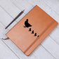 Mama Chicken With 4 Chicks - Vegan Leather Journal