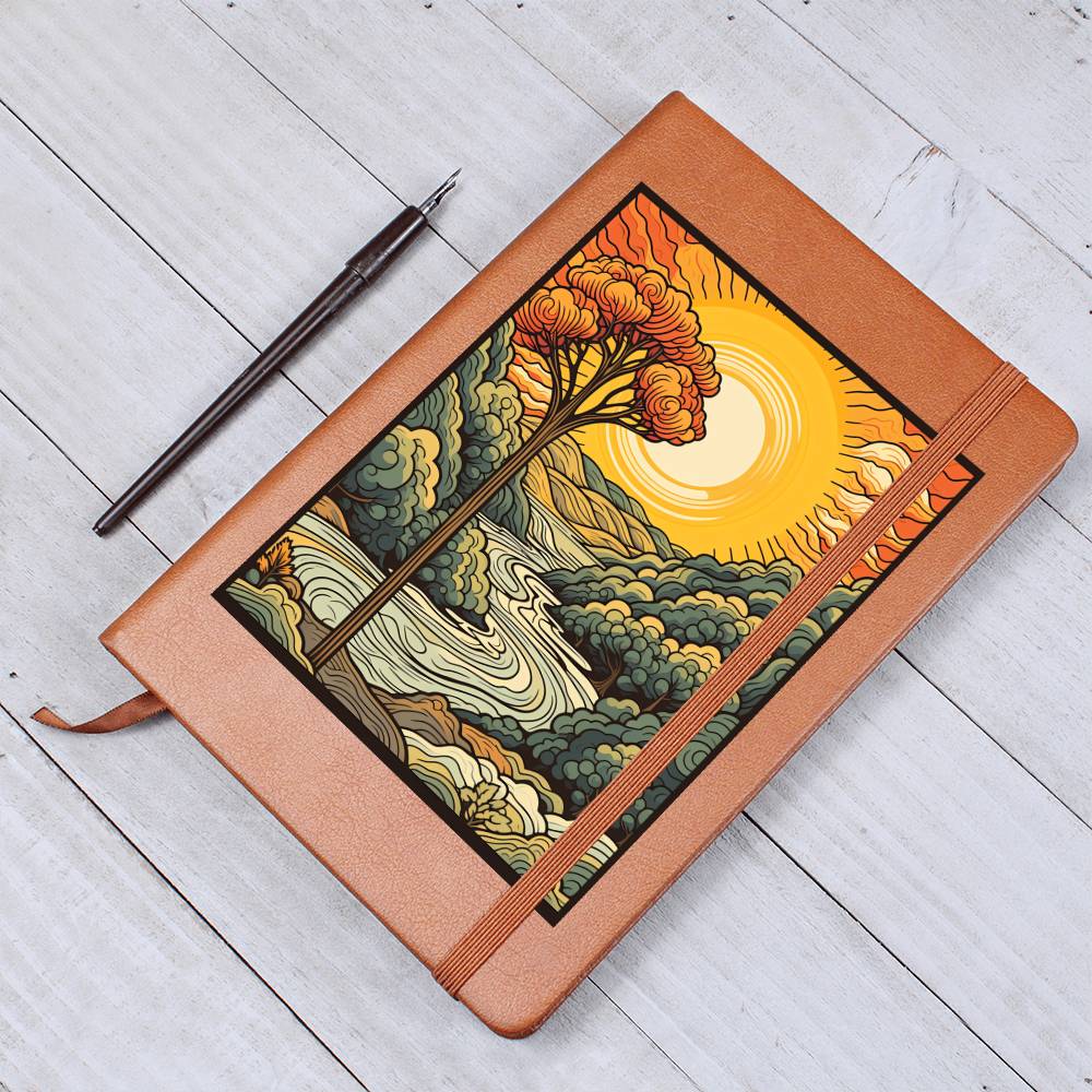 Minimalist BOHO Art 102 - Vegan Leather Journal