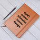 World's Greatest Information Systems Manager v1 - Vegan Leather Journal