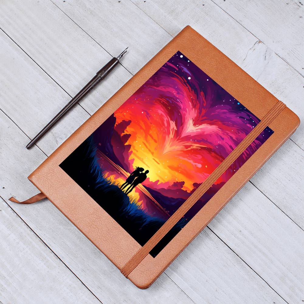 Valentine's Day Art 066 - Vegan Leather Journal