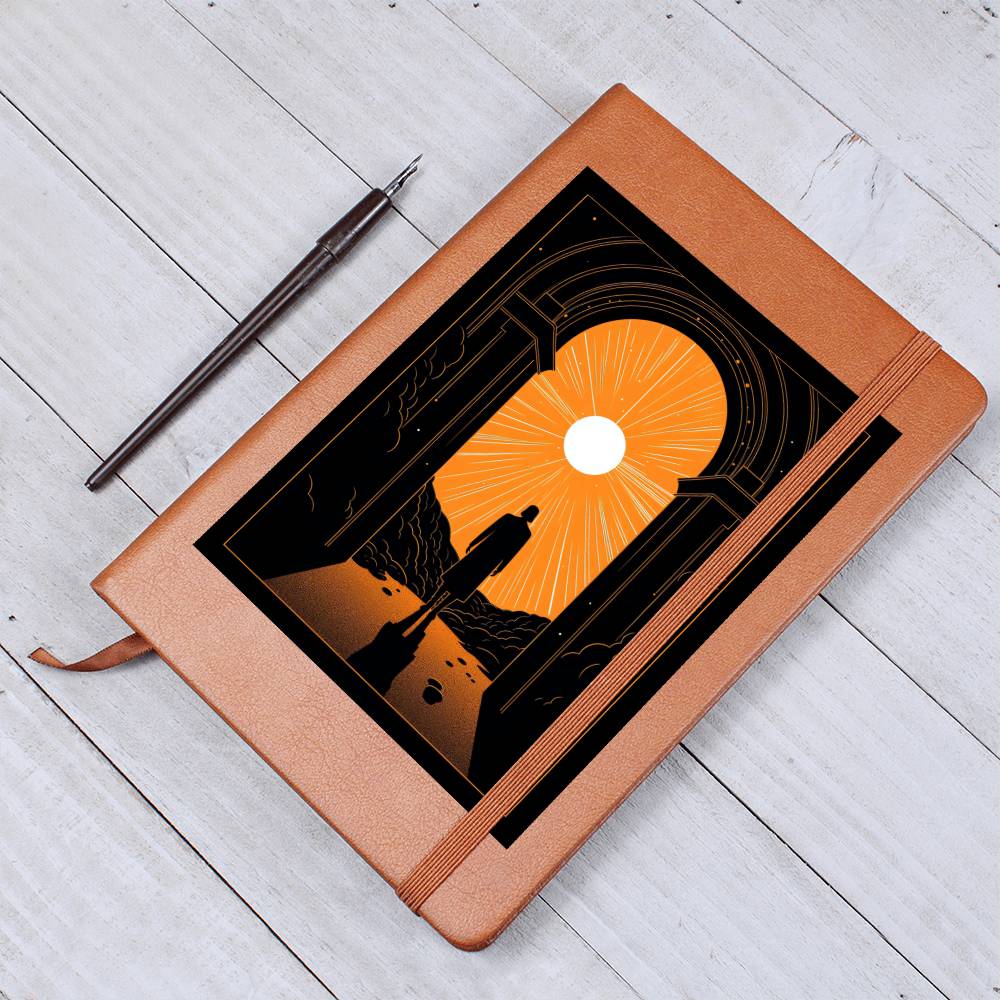 Minimalist BOHO Art 065 - Vegan Leather Journal