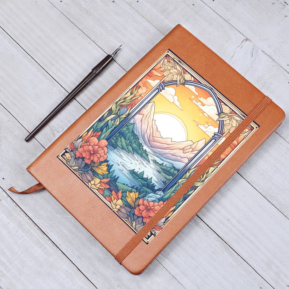 Minimalist BOHO Art 116 - Vegan Leather Journal
