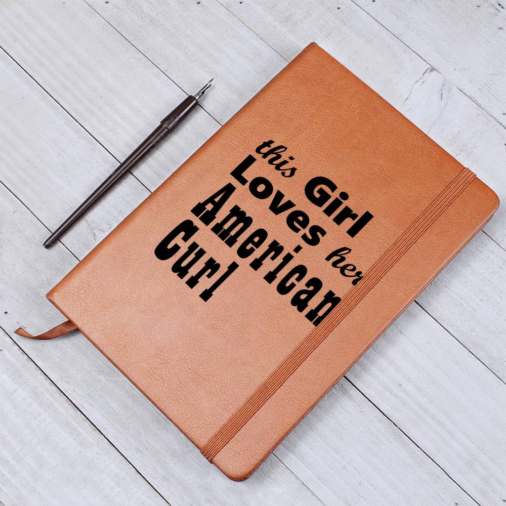 American Curl - Vegan Leather Journal