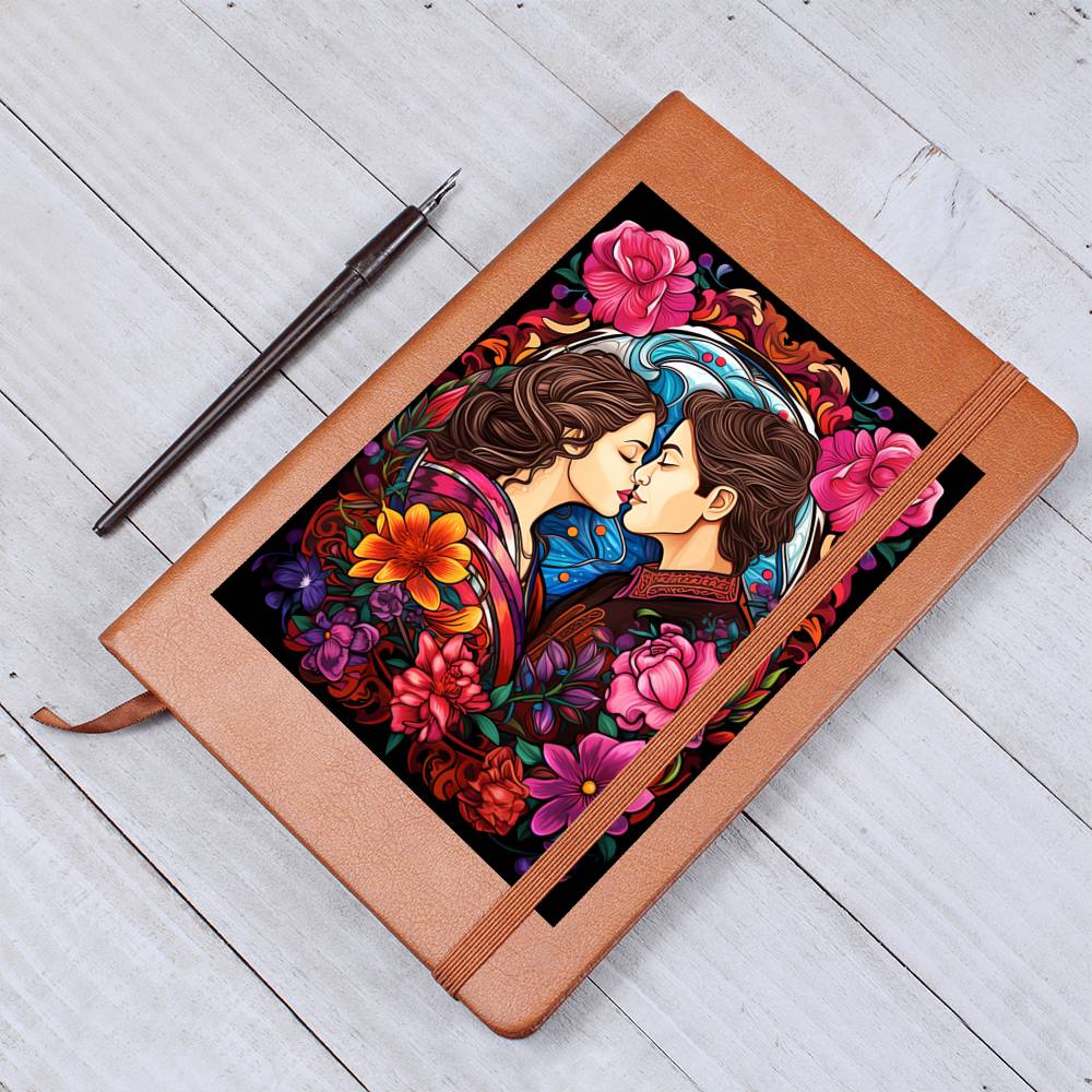 Valentine's Day Art 145 - Vegan Leather Journal