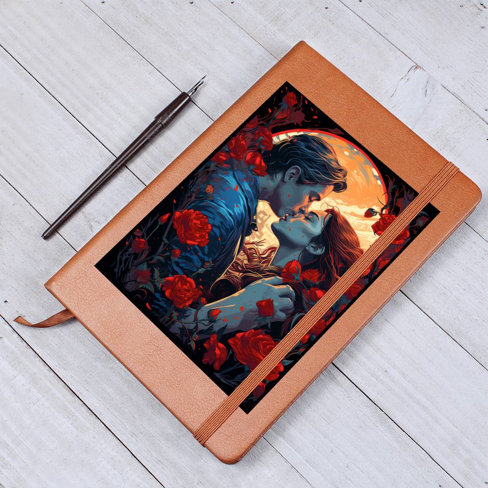 Valentine's Day Art 030 - Vegan Leather Journal