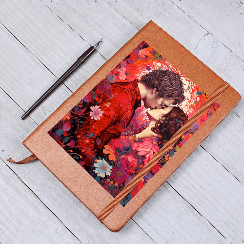 Valentine's Day Art 260 - Vegan Leather Journal