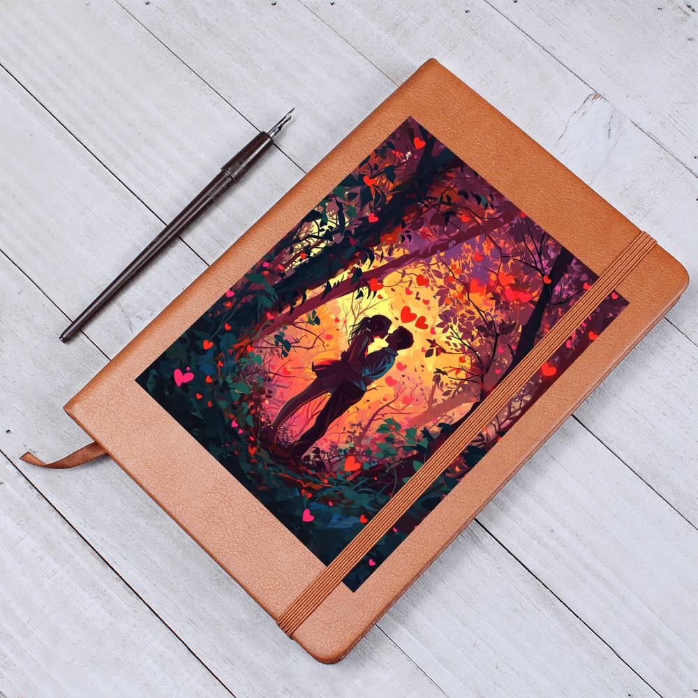 Valentine's Day Art 229 - Vegan Leather Journal