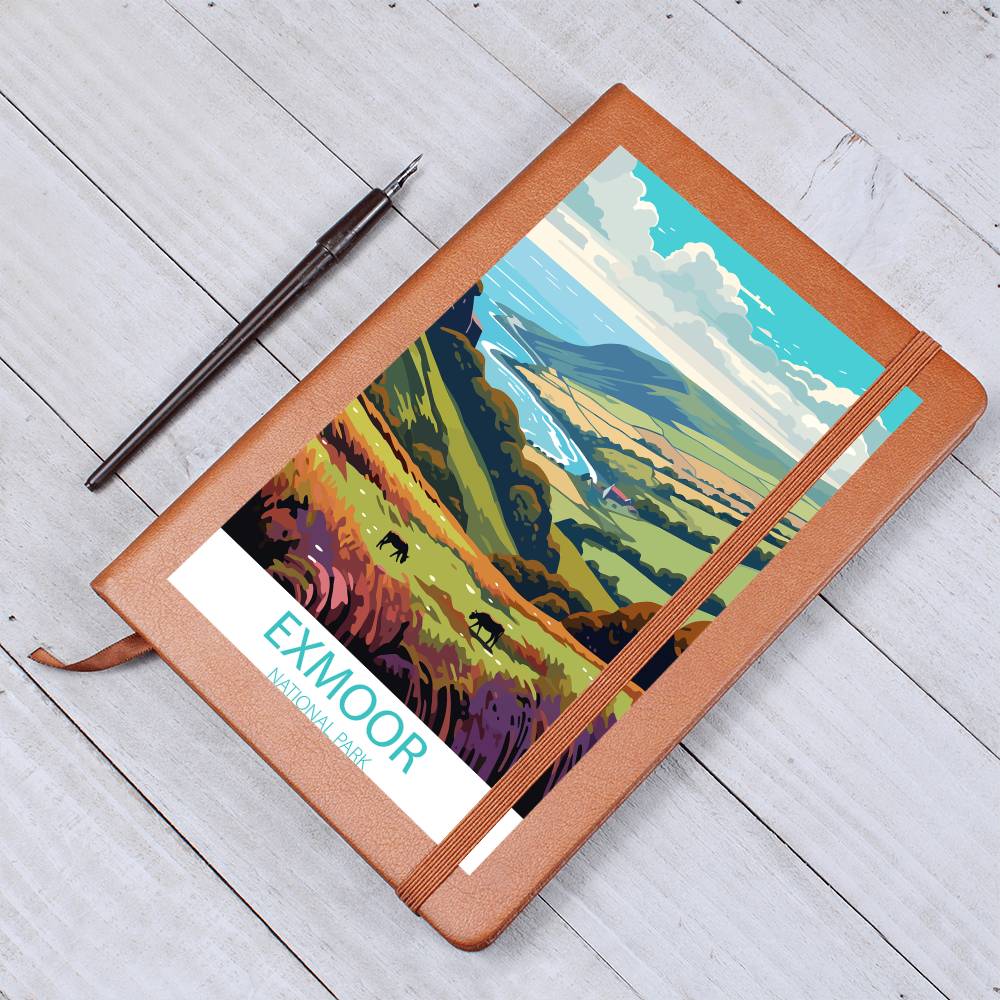 Famous Travel Destinations - Exmoor National Park, England - Vegan Leather Journal