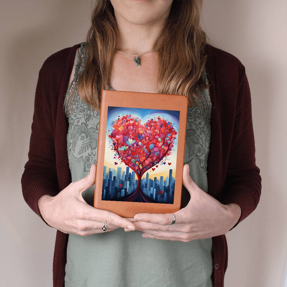 Valentine's Day Art 246 - Vegan Leather Journal